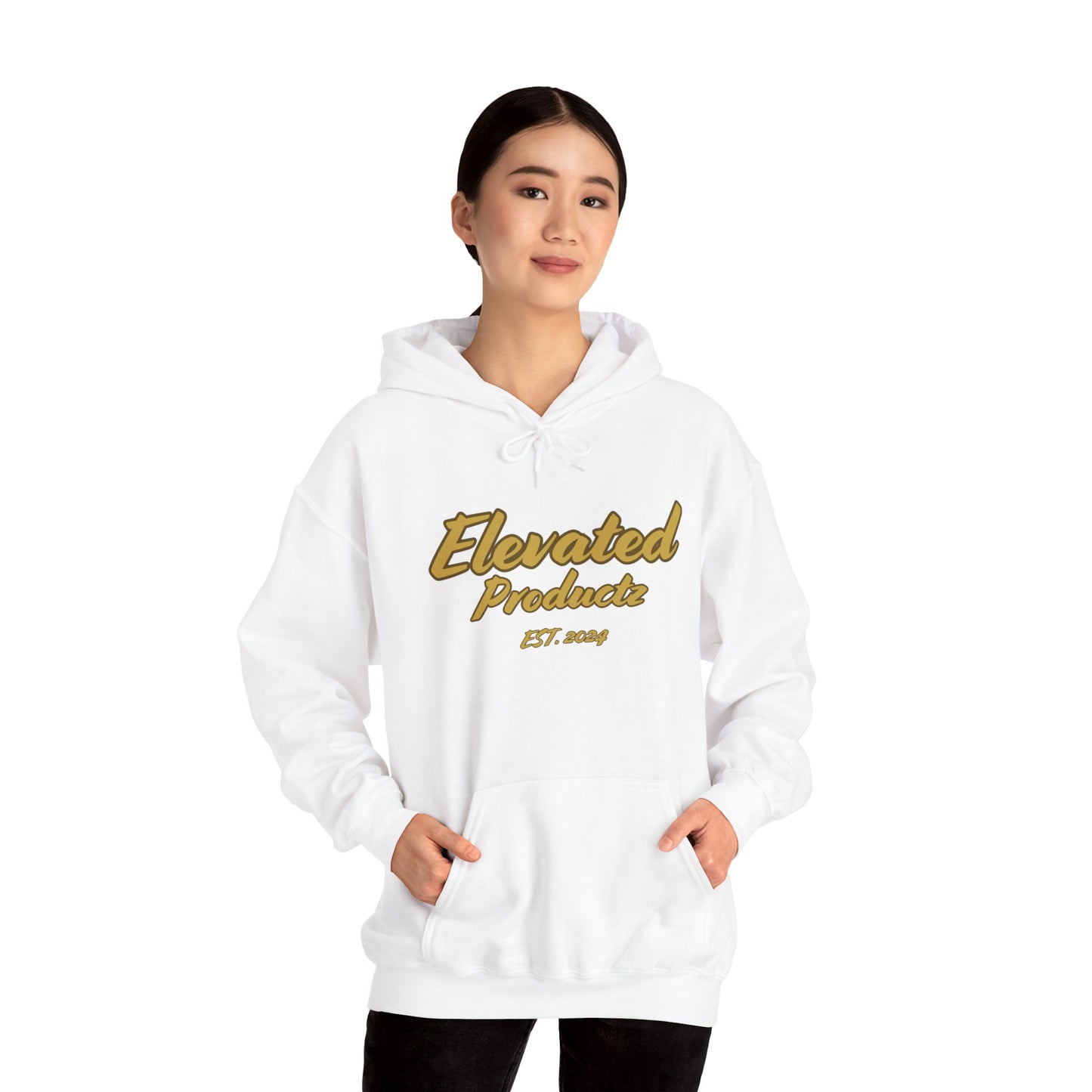 Elevated Products Unisex Heavy Blend™ Hooded Sweatshirt - Cozy Gold Design