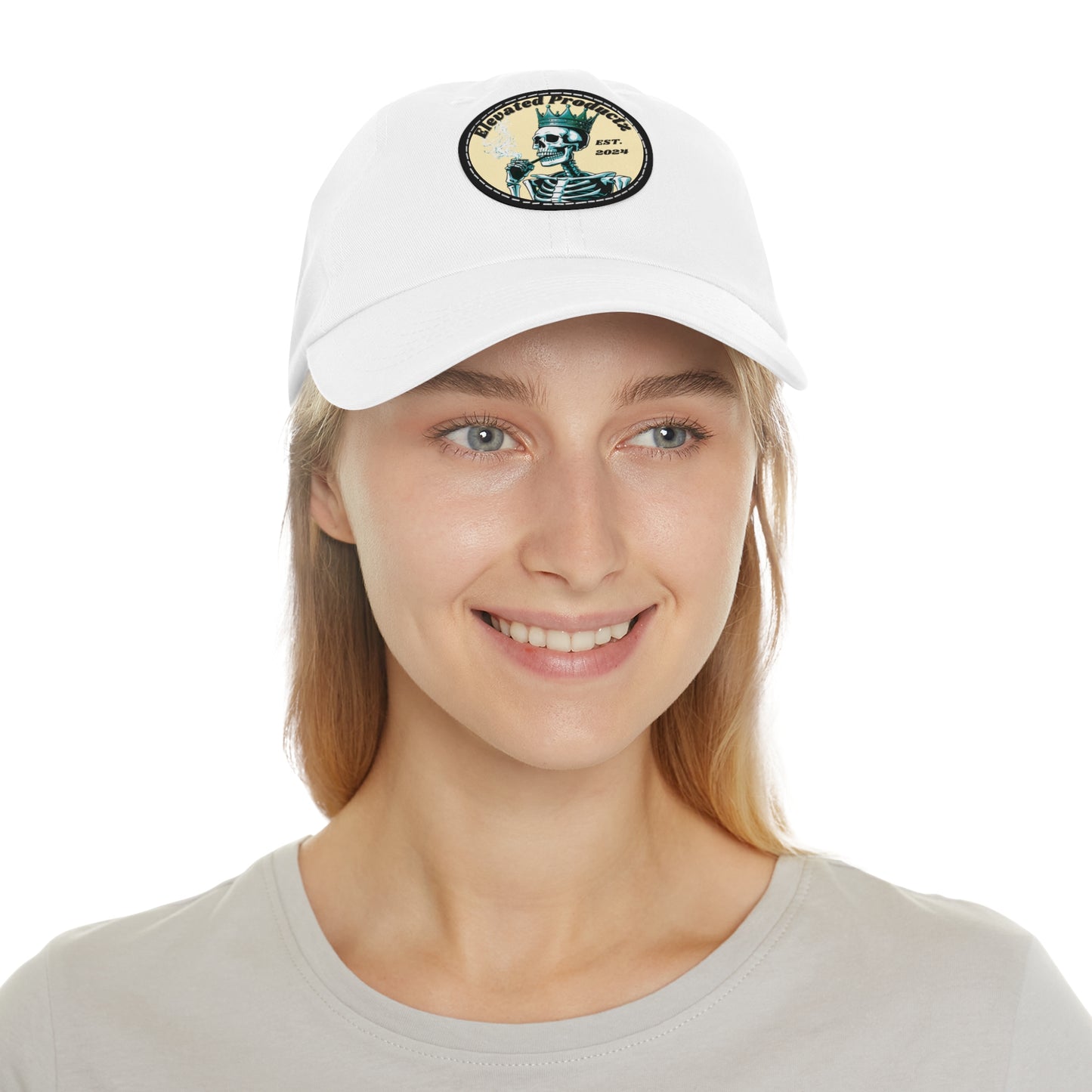 Elevated Productz Classic Dad Hat With Leather Patch