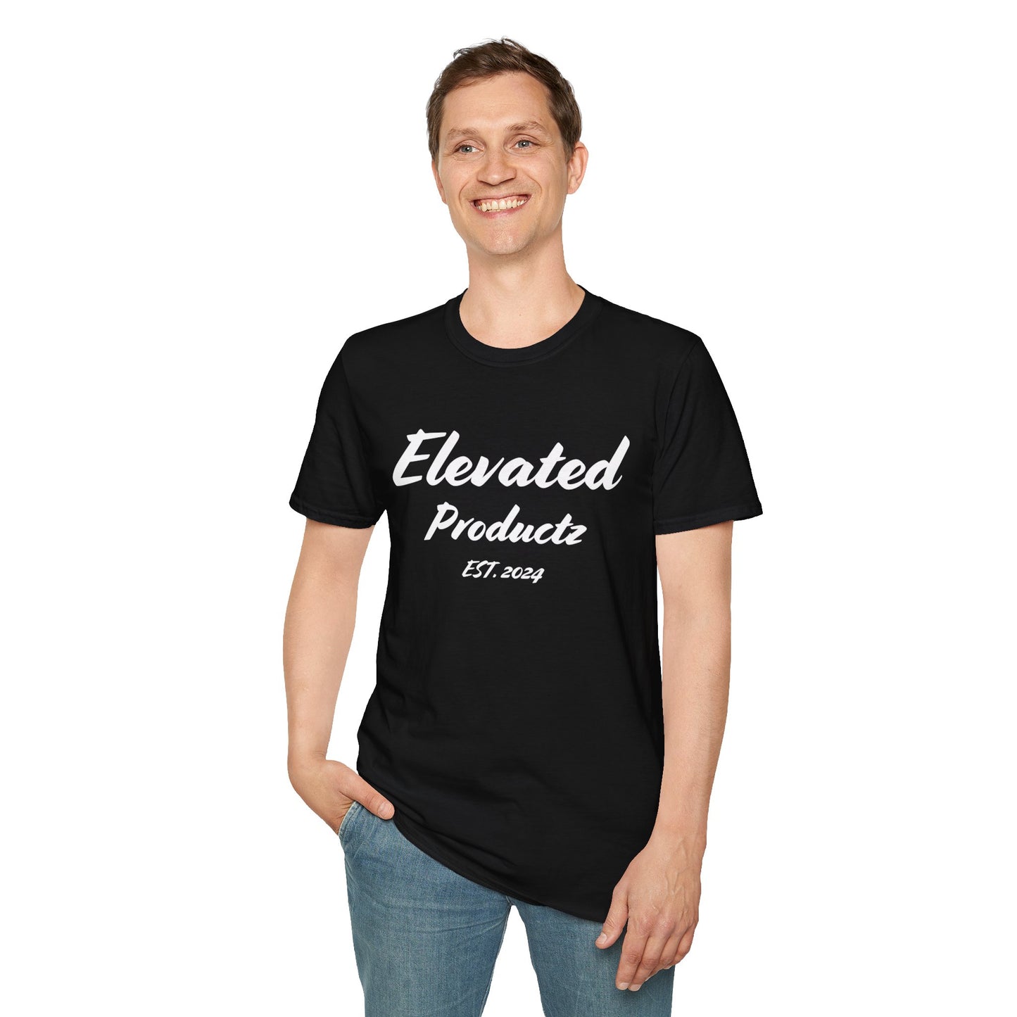 Elevated Productz Unisex Softstyle T-Shirt - Trendy Black Tee