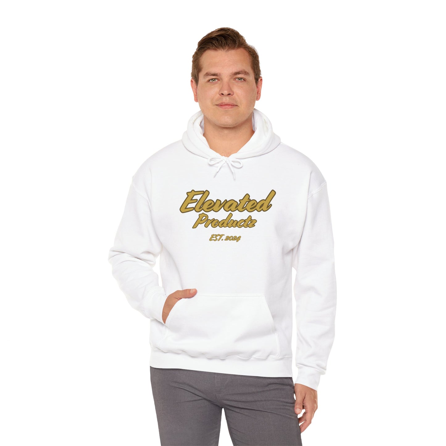 Elevated Products Unisex Heavy Blend™ Hooded Sweatshirt - Cozy Gold Design