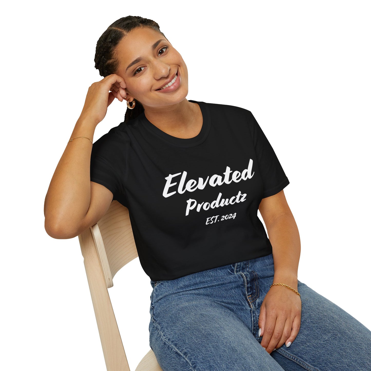Elevated Productz Unisex Softstyle T-Shirt - Trendy Black Tee