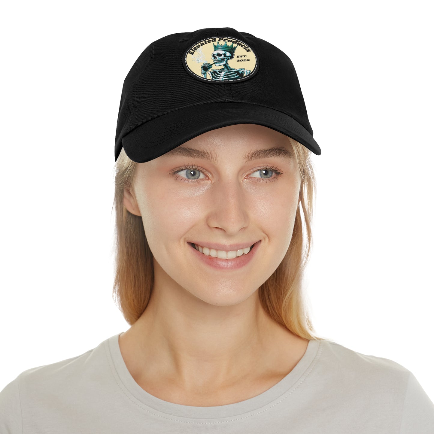 Elevated Productz Classic Dad Hat With Leather Patch